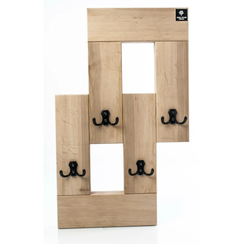 WDC-37 WIESZAK ŚCIENNY DREWNIANY  LITE Dąb Olcha Rozmiar od 50 do 80 cm