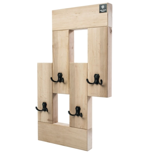 WDC-37 WIESZAK ŚCIENNY DREWNIANY  LITE Dąb Olcha Rozmiar od 50 do 80 cm