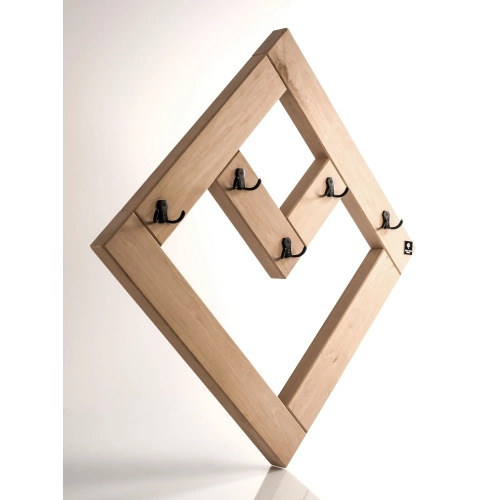 WDC-39 WIESZAK ŚCIENNY DREWNIANY Dąb Olcha Rozmiar od 60 do 70 cm