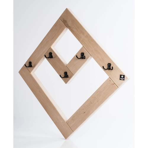 WDC-39 WIESZAK ŚCIENNY DREWNIANY Dąb Olcha Rozmiar od 60 do 70 cm