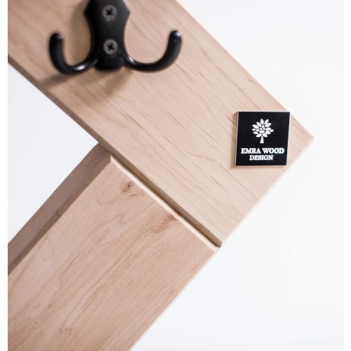 WDC-39 WIESZAK ŚCIENNY DREWNIANY Dąb Olcha Rozmiar od 60 do 70 cm