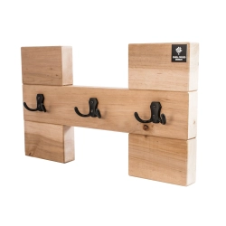 WDC-45 Wieszak Ścienny Drewniany Dąb Olcha Rozmiar od 50 do 100 cm