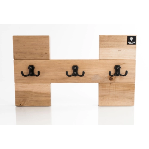 WDC-45 Wieszak Ścienny Drewniany Dąb Olcha Rozmiar od 50 do 100 cm