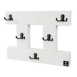 WDC-49 WIESZAK ŚCIENNY DREWNIANY BIAŁY Dąb Olcha Rozmiar od 50 do 80 cm