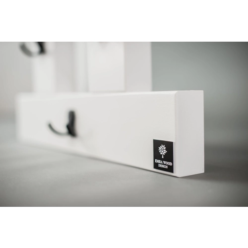 WDC-49 WIESZAK ŚCIENNY DREWNIANY BIAŁY Dąb Olcha Rozmiar od 50 do 80 cm