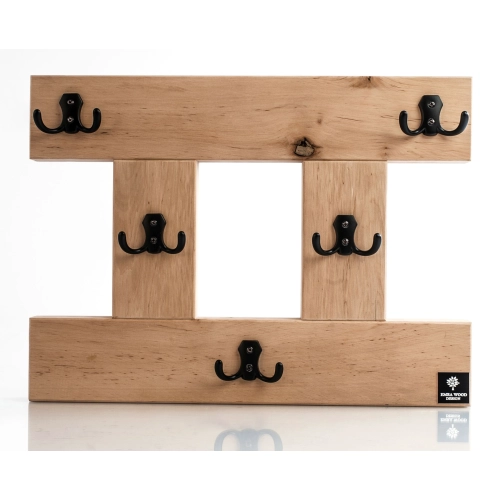 WDC-49 WIESZAK ŚCIENNY  DREWNIANY Rozmiary od 50 cm do 80 cm