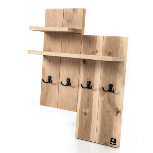 WDC-5 WIESZAK ŚCIENNY DREWNIANY LITE NATURALNY Dąb Olcha Rozmiar od 40 do 75 cm