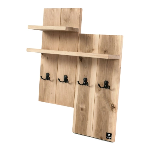 WDC-5 WIESZAK ŚCIENNY DREWNIANY LITE NATURALNY Dąb Olcha Rozmiar od 40 do 75 cm