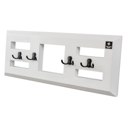 WDC-50 WIESZAK ŚCIENNY DREWNIANY BIAŁY Dąb Olcha Rozmiar od 50 do 80 cm