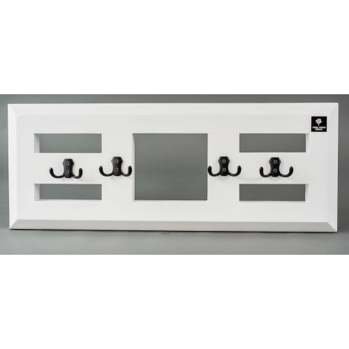 WDC-50 WIESZAK ŚCIENNY DREWNIANY BIAŁY Dąb Olcha Rozmiar od 50 do 80 cm