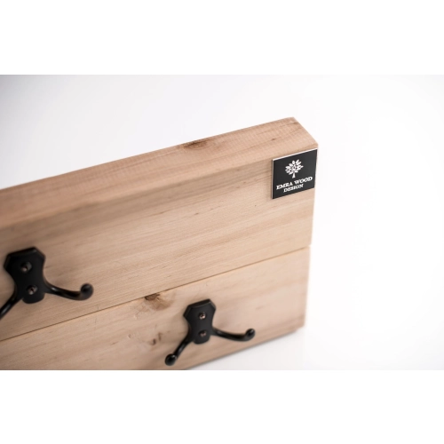 WDC-52 Wieszak Ścienny Drewniany Dąb Olcha Rozmiar od 50 do 120 cm