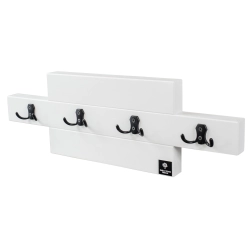 WDC-53 WIESZAK ŚCIENNY DREWNIANY BIAŁY Dąb Olcha Rozmiar od 40 do 120 cm