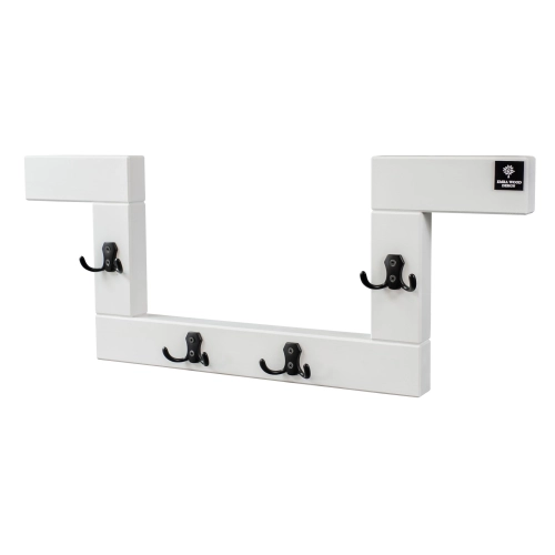 WDC-58 WIESZAK ŚCIENNY DREWNIANY BIAŁY Dąb Olcha Rozmiar od 50 cm do 120 cm