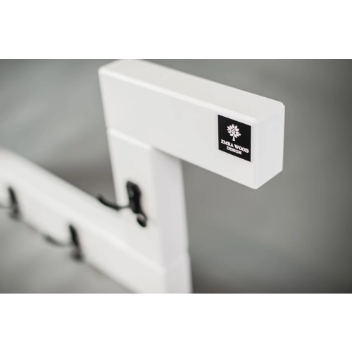 WDC-58 WIESZAK ŚCIENNY DREWNIANY BIAŁY Dąb Olcha Rozmiar od 50 cm do 120 cm