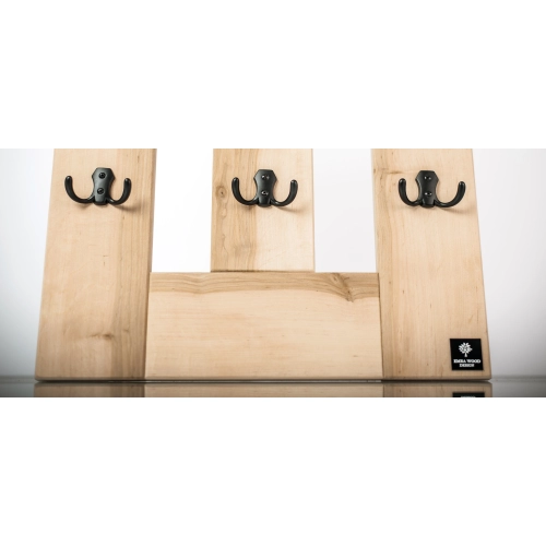 WDC-6 WIESZAK ŚCIENNY DREWNIANY  LITE Dąb Olcha Rozmiar od 70 do 120 cm