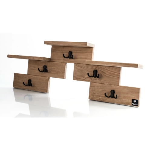 WDC-61 WIESZAK ŚCIENNY DREWNIANY Rozmiary od 70 do 80 cm