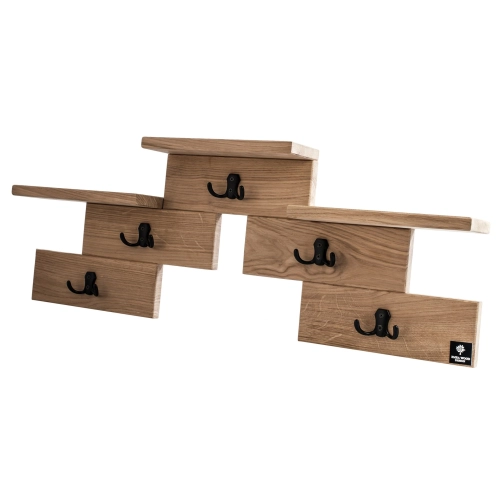 WDC-61 WIESZAK ŚCIENNY DREWNIANY Rozmiary od 70 do 80 cm