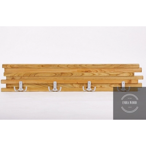 WDD-11 OLEJOWANY  WIESZAK ŚCIENNY DREWNIANY  LITE Dąb Olcha Rozmiar od 30 do 120 cm