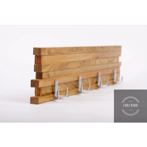 WDD-11 OLEJOWANY  WIESZAK ŚCIENNY DREWNIANY  LITE Dąb Olcha Rozmiar od 30 do 120 cm