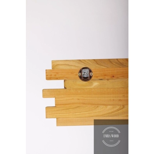 WDD-11 OLEJOWANY  WIESZAK ŚCIENNY DREWNIANY  LITE Dąb Olcha Rozmiar od 30 do 120 cm