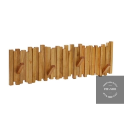 WDD-12 OLEJOWANY  WIESZAK ŚCIENNY DREWNIANY  LITE Dąb Olcha Rozmiar od 80 do 120 cm