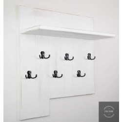 WDD-4 SKANDYNAWSKI WIESZAK ŚCIENNY DREWNIANY LITE Rozmiary od 70 cm do 100 cm