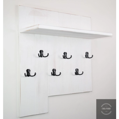 WDD-4 SKANDYNAWSKI WIESZAK ŚCIENNY DREWNIANY LITE Rozmiary od 70 cm do 100 cm