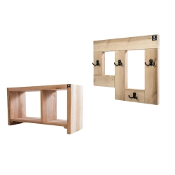 Zestaw Ławka  Na Buty RDD-5 + Wieszak Ścienny WDC-19 Kolory