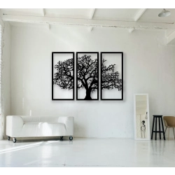 Stalowy dekor "Drzewo Życia" Czarne