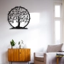 Stalowy dekor "Drzewo Życia" Czarne