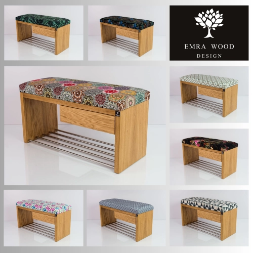 MODEL LGS-2 ŁAWECZKI TAPICEROWANE GŁADKIE WZORY