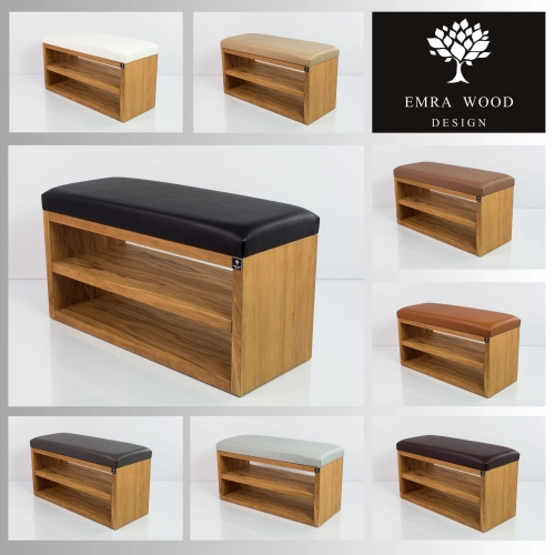 MODEL LGS-5 ŁAWECZKI TAPICEROWANE GŁADKIE Z EKO-SKÓRY