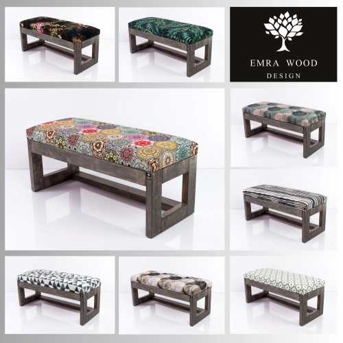 MODEL LPG-16 ŁAWECZKI TAPICEROWANE GŁADKIE WZORY