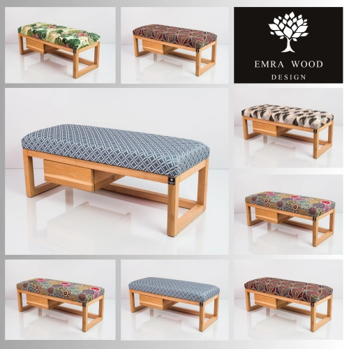 MODEL LGS-11 ŁAWECZKI TAPICEROWANE GŁADKIE WZORY