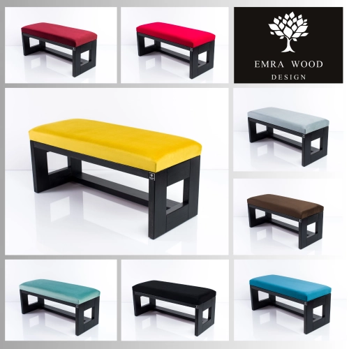 MODEL LPG-6 ŁAWECZKI TAPICEROWANE GŁADKIE Z TKANINY