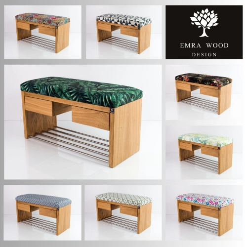 MODEL LGS-4 ŁAWECZKI TAPICEROWANE GŁADKIE WZORY