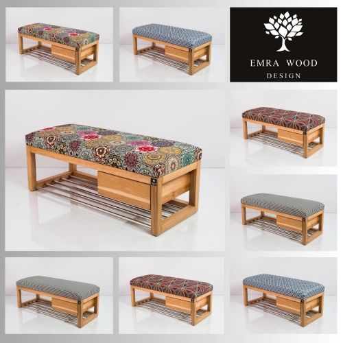 MODEL LGS-9 ŁAWECZKI TAPICEROWANE GŁADKIE WZORY