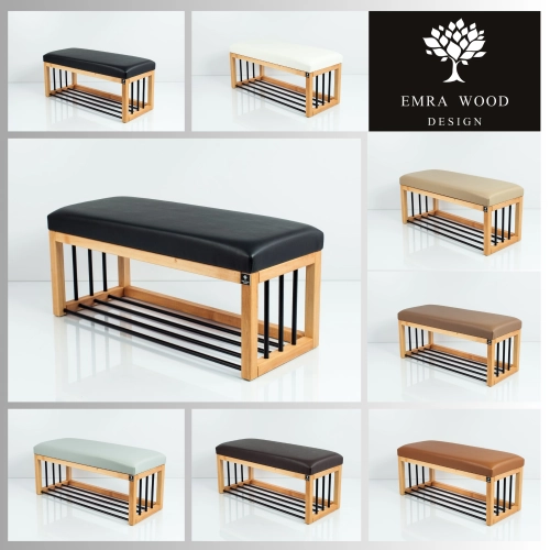 MODEL LGS-86 ŁAWECZKI TAPICEROWANE GŁADKIE Z EKO-SKÓRY