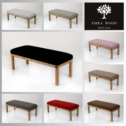 MODEL LGS-1000 ŁAWECZKI TAPICEROWANE GŁADKIE Z TKANINY