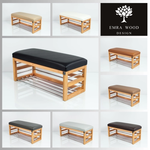 MODEL LGS-89 ŁAWECZKI TAPICEROWANE GŁADKIE Z EKO-SKÓRY