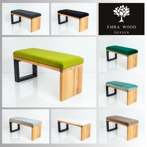 MODEL LGS-92 ŁAWECZKI TAPICEROWANE GŁADKIE Z TKANINY