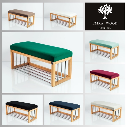 MODEL LGS-87 ŁAWECZKI TAPICEROWANE GŁADKIE Z TKANINY