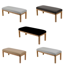 PROMOCJA  Ławka Tapicerowana Do Przedpokoju Siedzisko Gładkie Rozmiary LGS-1000 40 cm Kolor Orzech Naturalny