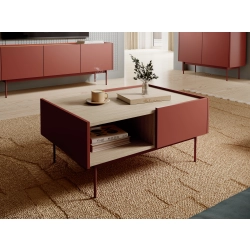 Stolik Kawowy CERAMIC RED