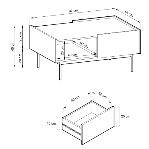Stolik Kawowy CASHMERE