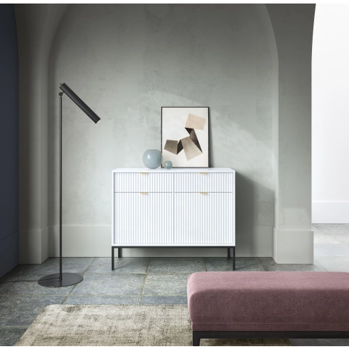 Komplety mebli do salonu Biało - Czarne