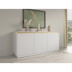 Komoda Biało Złota