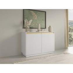 Komoda Biało Złota