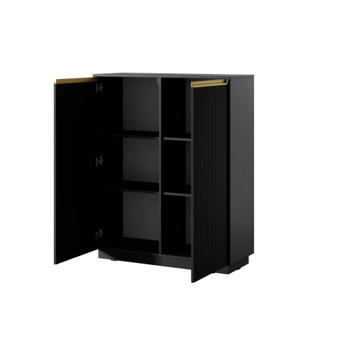 Komoda Czarno Złota