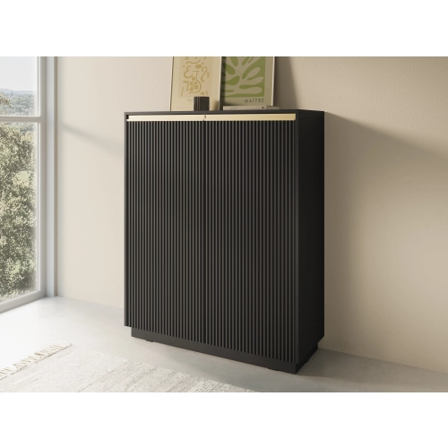 Komoda Czarno Złota